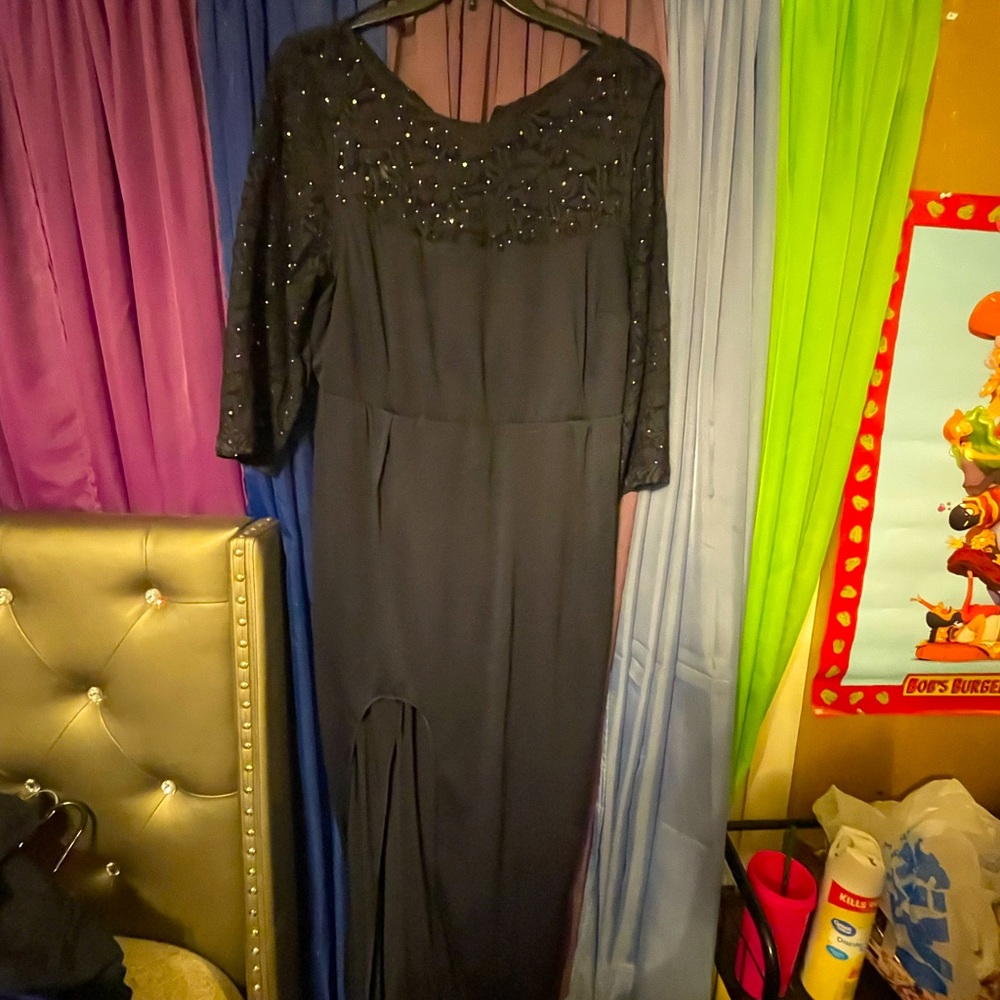 Navy blue dress